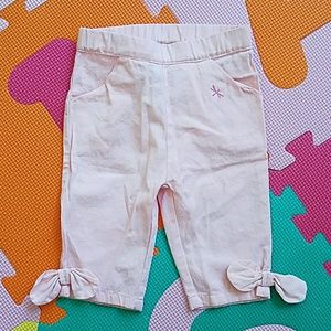 Sage Creek Organics girls pink khaki capris